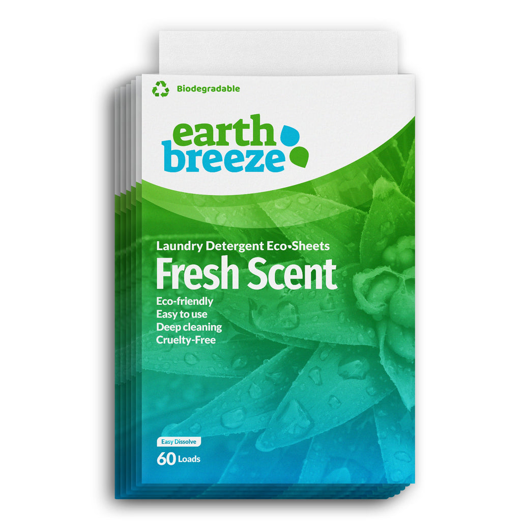 Lot de 6 paquets de feuilles de lessive Earth Breeze – EarthbreezeFR